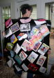My Birthday Card Poncho - back
