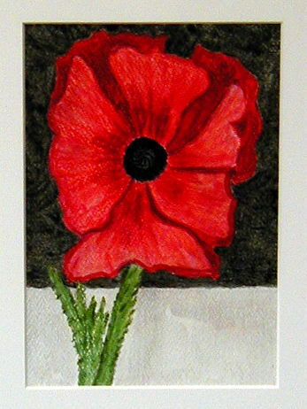 Poppy I - Study for Throwaway People in a Black and White World