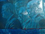 Blue, Red on Blue, New Orleans, 2005 - detail